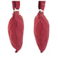 PRADA Shoulder Bag Nylon Wine Red Red Silver Metal Test Triangle With logo