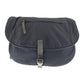PRADA Shoulder Bag Nylon Black Black Gray SilverMetal Sports