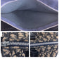 Dior Handbag canvas Navy Beige SilverMetal Trotter