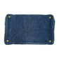 PRADA Tote Bag canvas Blue GoldMetal Canapa TriangleWith logo