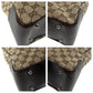 GUCCI Tote Bag 112530 GG canvas Beige Brown SilverMetal Bamboo
