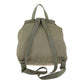 PRADA Backpack Nylon Khaki Silver Test Triangle With logo