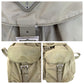 PRADA Backpack Nylon Khaki Silver Test Triangle With logo