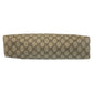 GUCCI Tote Bag 16 002 4487 GG Supreme Canvas Beige Gold Metal Sherry Line Old Gucci