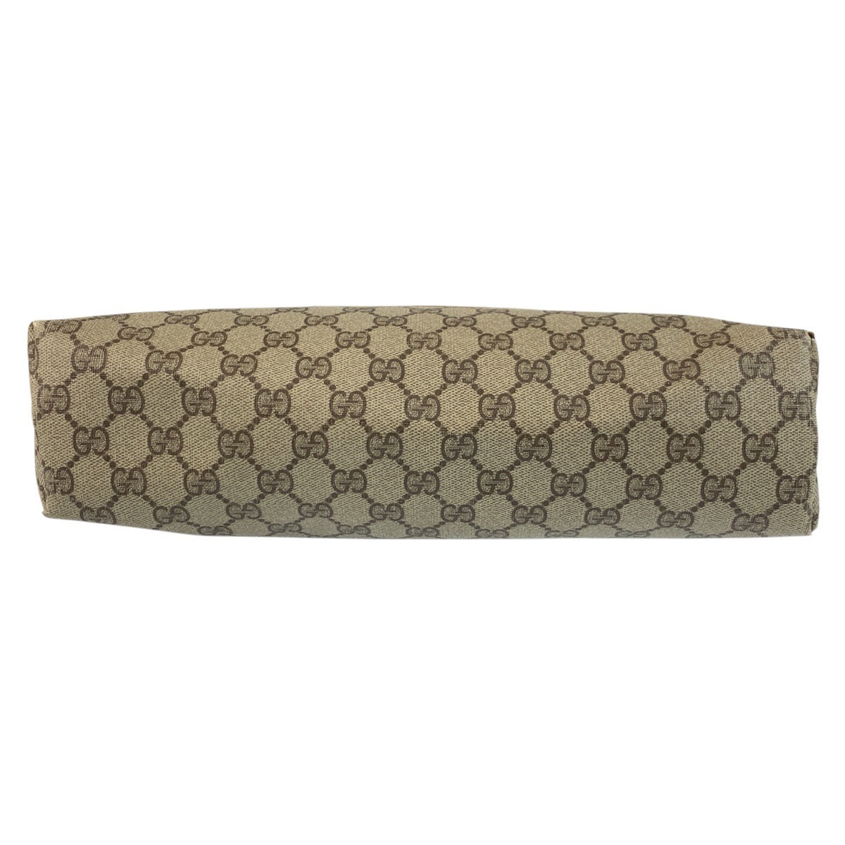 GUCCI Tote Bag 16 002 4487 GG Supreme Canvas Beige Gold Metal Sherry Line Old Gucci