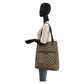 GUCCI Tote Bag 16 002 4487 GG Supreme Canvas Beige Gold Metal Sherry Line Old Gucci