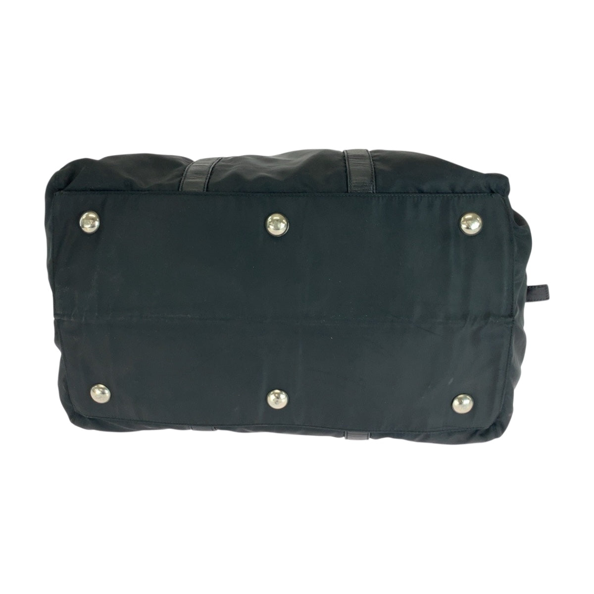 PRADA Boston Duffel bag Nylon black Test Triangle With logo