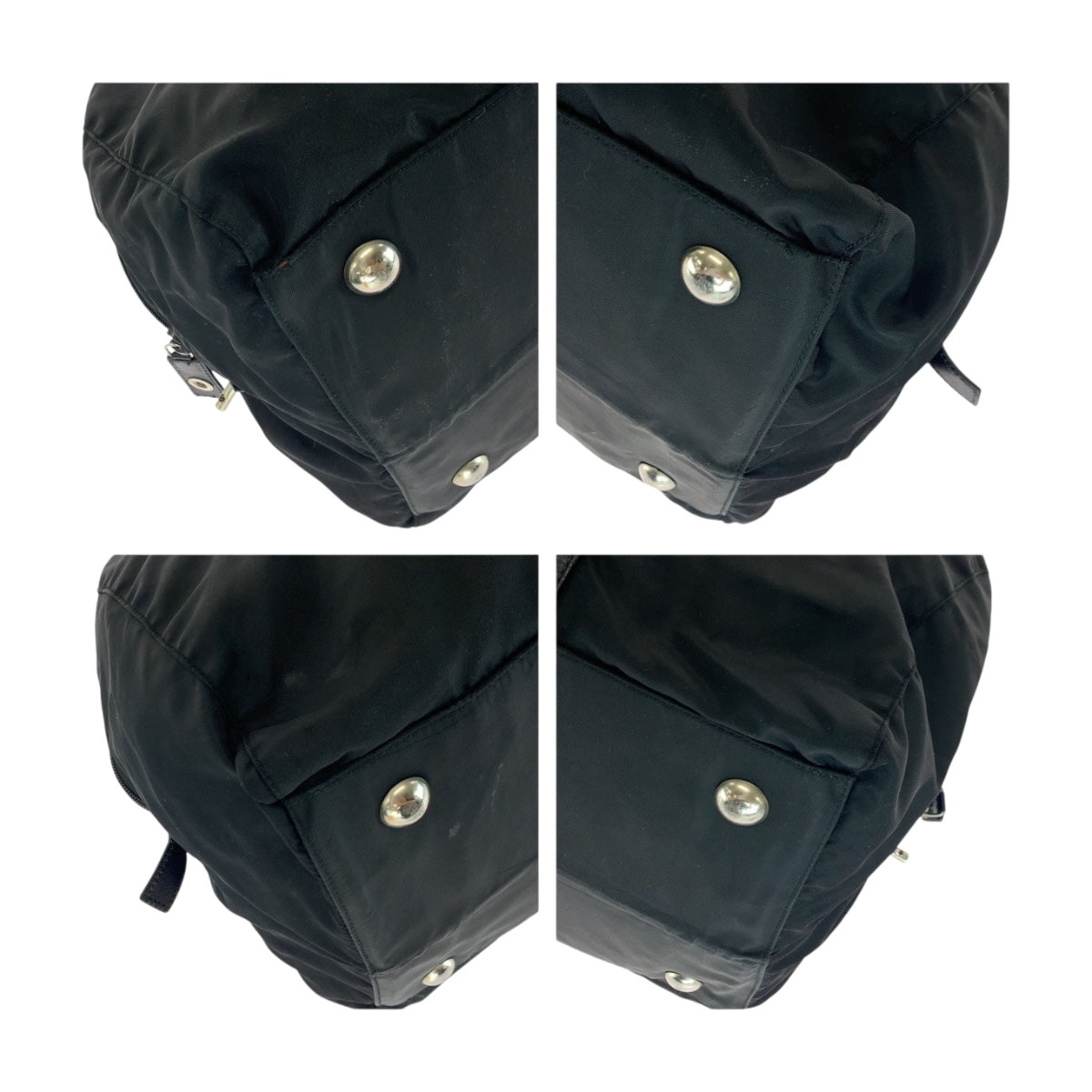 PRADA Boston Duffel bag Nylon black Test Triangle With logo