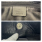 GUCCI Shoulder Bag 001 3167 leather Black SilverMetal