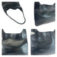 GUCCI Shoulder Bag 001 3167 leather Black SilverMetal