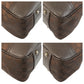 GUCCI Tote Bag 293592 GG canvas Brown Silver Metal Sherry line