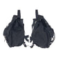 PRADA Backpack Nylon Black SilverMetal Test Triangle With logo
