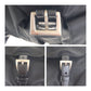 PRADA Backpack Nylon Black SilverMetal Test Triangle With logo