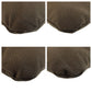 PRADA Tote Bag canvas Brown Silver Metal Logo jacquard