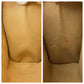 GUCCI Clutch bag 89 01 032 GG Supreme Canvas Brown Beige Gold Metal Old Gucci Shelly Line