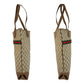 GUCCI Tote Bag 002 904 0131 GG Supreme Canvas Beige Gold Metal Sherry Line Old Gucci