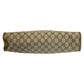 GUCCI Tote Bag 89 02 092 GG Supreme Canvas Beige Brown Gold Metal Sherry Line Old Gucci