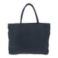 PRADA Tote Bag Nylon Black SilverMetal Test Triangle With logo