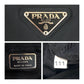 PRADA Tote Bag Nylon Black SilverMetal Test Triangle With logo