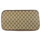 GUCCI Handbag 000 46 6004 GG Supreme Canvas Beige Brown Gold Metal Old Gucci