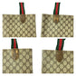 GUCCI Tote Bag 002 63 0048 GG Supreme Canvas Beige green red Old Gucci Shelly Line
