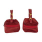 GUCCI Handbag 032 1705 0141 Suede Red Gold Metal Horsebit