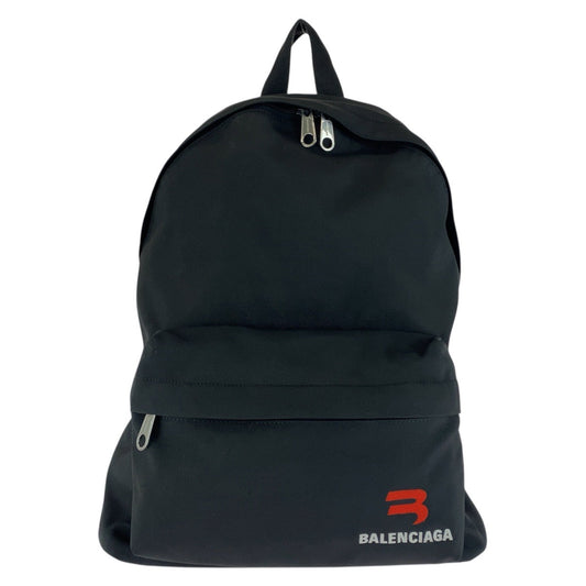 BALENCIAGA Backpack Nylon Black SilverMetal