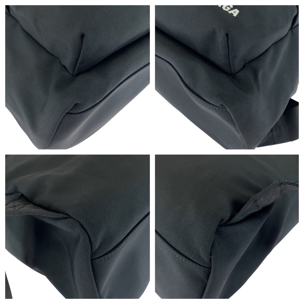 BALENCIAGA Backpack Nylon Black SilverMetal
