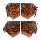 GUCCI Handbag 197020 enamel Brown Gold Metal Histeria Animal Pattern