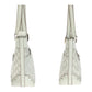 GUCCI Tote Bag 145994 leather White gold Guccisima