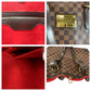 LOUIS VUITTON Tote Bag N51204 PVC Brown Gold Metal Damier HamsteadMM