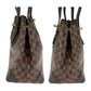 LOUIS VUITTON Tote Bag N51204 PVC Brown Gold Metal Damier HamsteadMM