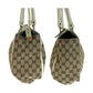 GUCCI Tote Bag 189831 GG canvas Beige White Gold Abbey