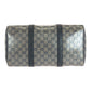 GUCCI Handbag 193603 PVC Gray Black Gold Metal GG crystal