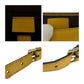 GUCCI Business bag 344357 leather Yellow silver Diamante