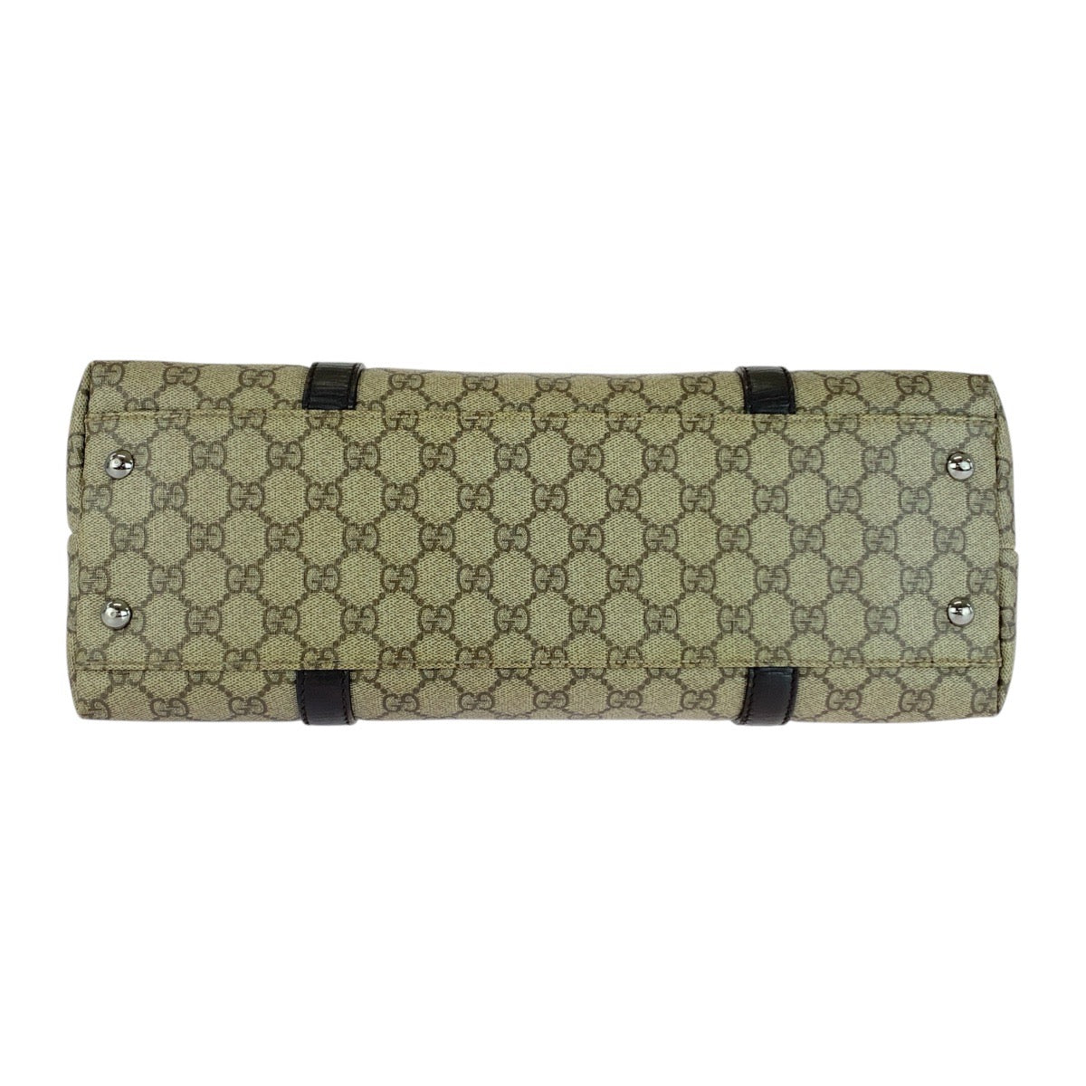 GUCCI Tote Bag 114595 GG Supreme Canvas Beige brown