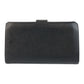 CHANEL Bifold Wallet Caviar skin Black GoldMetal COCO Mark