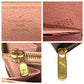 LOUIS VUITTON Long Wallet Purse M41894 PVC Brown Gold Metal Monogram Zippy wallet