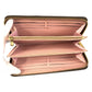 LOUIS VUITTON Long Wallet Purse M41894 PVC Brown Gold Metal Monogram Zippy wallet