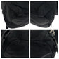 PRADA Backpack Nylon Black SilverMetal Test Triangle With logo