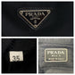 PRADA Backpack Nylon Black SilverMetal Test Triangle With logo