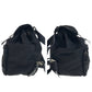 PRADA Backpack Nylon Black SilverMetal Test Triangle With logo