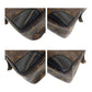 LOUIS VUITTON Business bag M40225 PVC Brown Black SilverMetal Monogram Macasa Port Documan Voyajaj
