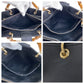 GUCCI Handbag 323660 leather Black gold Bamboo Shopper