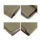 LOEWE Bifold Wallet leather Beige Brown SilverMetal anagram