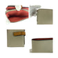LOEWE Bifold Wallet leather Beige Brown SilverMetal anagram