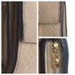 LOUIS VUITTON Tri-fold wallet M81071 leather Beige Ivory Gold Metal Monogram Unplant Portefeuille Metis Compact