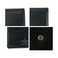 LOUIS VUITTON Bifold Wallet M30452 leather Ardoise Black SilverMetal Taiga Porte Billets 3 Cartes Crdit