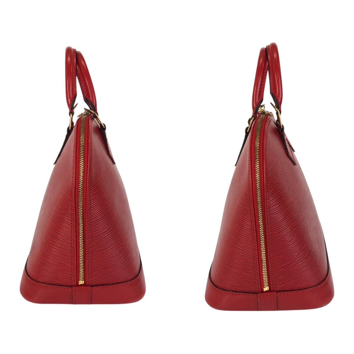 LOUIS VUITTON Handbag M52147 Epi Leather Red gold Epi Alma