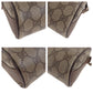 GUCCI Shoulder Bag 001 904 2018 GG Supreme Canvas Beige Brown Gold Metal Old Gucci Shelly Line